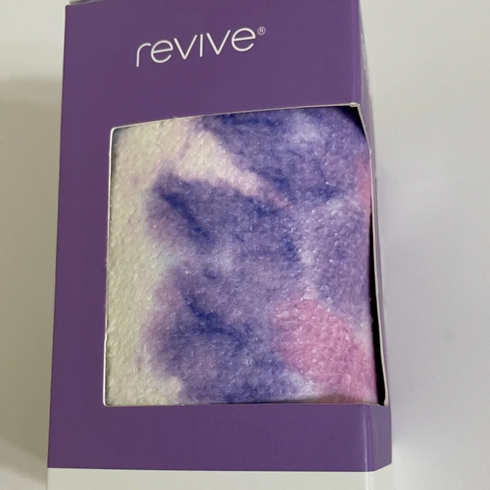 New REVIVE 2 Pack Purple Hair Turbans Reduce Blow Drying Time